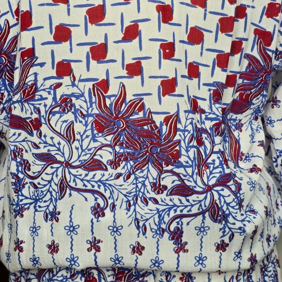 Poupette St Barth Kim White/Red Short Romper Jumpsuit Size‎ 1/Small - Picture 7 of 10